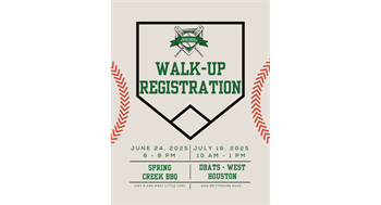 Walk-Up Registration Dates